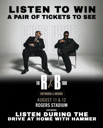 Win 2 tickets to see Usher Raymond & Chris Brown
