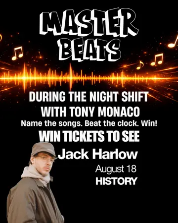 Master Beats: Win 2 tickets to see Jack Harlow + OLG Voucher